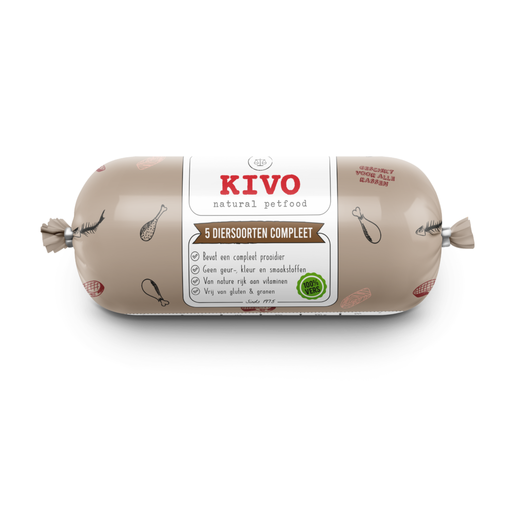 Kivo 5 diersoorten Compleet 1000 gram