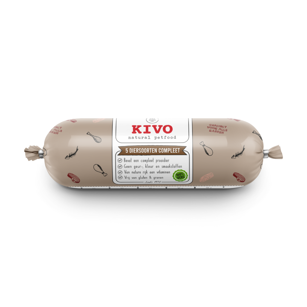 Kivo 5 diersoorten Compleet 500 gram