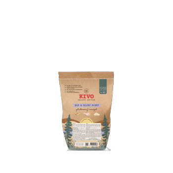 Kivo Kip & Rijst Puppy – Glutenvrij 4 kg