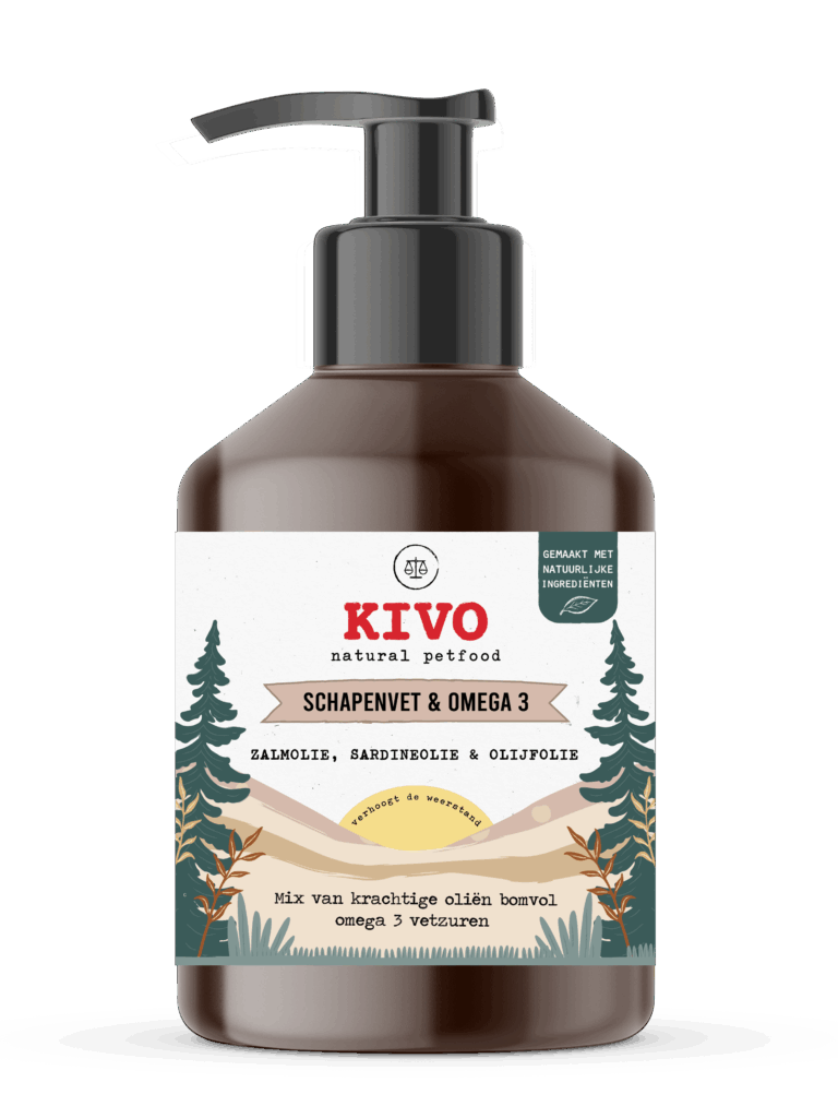 Kivo vloeibaar Schapenvet Omega 3 500ml