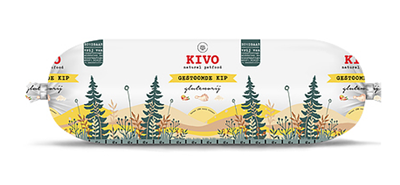 Kivo Gestoomde Kip – lang houdbaar 600 gram