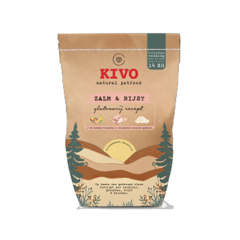Kivo Zalm & Rijst – Glutenvrij 14 kg
