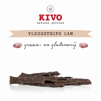 Kivo Vleesstrips Lam 200 gram