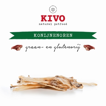Kivo Konijnenoren 100 gram