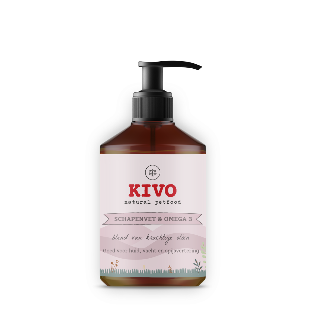 Kivo vloeibaar Schapenvet Omega 3 500ml