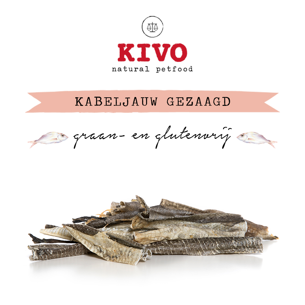 Kivo Kabeljauw Gezaagd 75 gram