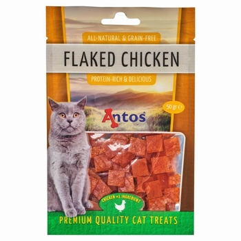 Antos Cat Treats Flaked Kip 50 gr