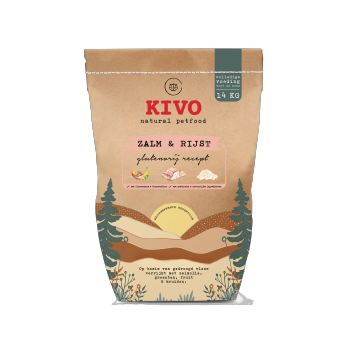 Kivo Zalm & Rijst - Glutenvrij 14 kg