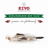 Kivo Konijnenoren met haar 100 gram