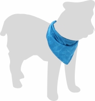 Koelbandana Blauw M